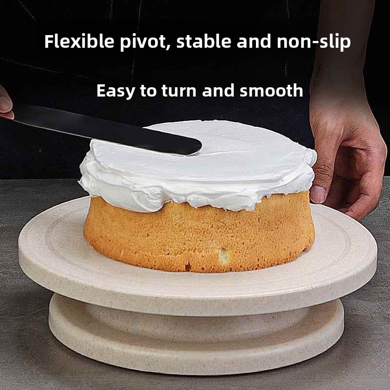 Decorating Tip Set - 完全ケーキデコレーションキット 家庭用 誕生日ケーキ作り道具セット ケーキ回転台 フラワーパイプチップ マット