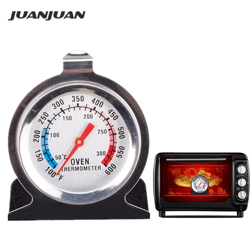 Oven Thermometer Analog - ステンレス鋼食品肉温度スタンドアップダイヤルオーブン温度計ゲージゲージ大直径ダイヤルキッチンベーキング用品