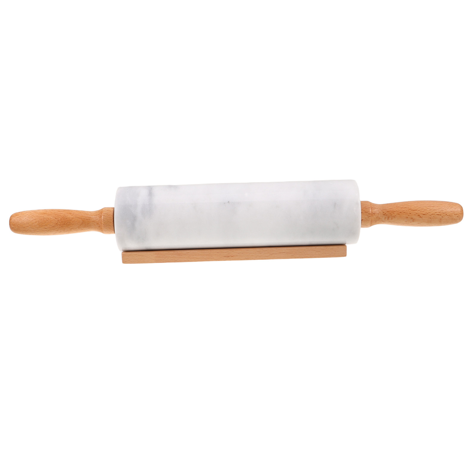 Rolling Pin Marble - 3個入り大理石ローリングピン、人間工学に基づいたハンドル付き生地ローラー、製菓用品、ペストリーローラー、フォンダン、クッキー、パスタ、パン用