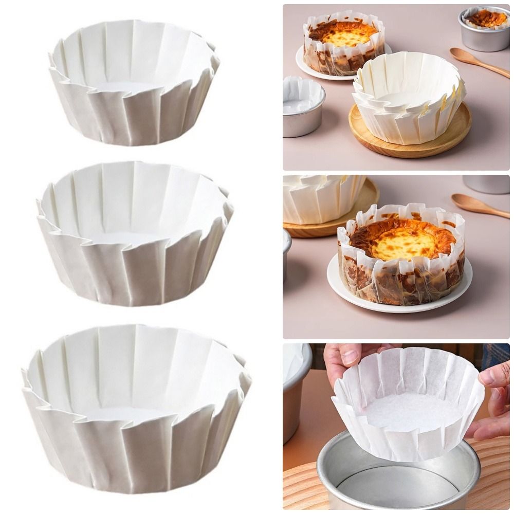 Kitchen Baking Paper - 折りたたみ式防錆紙コップ、防滴ライナー、ベーキングトレイ、ケーキ紙、キッチンベーキング用ラップ、4 