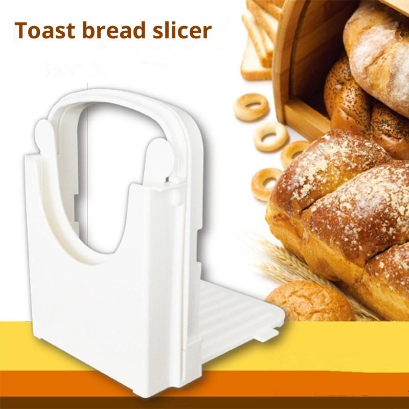 Kitchen Baking Torch - パンスライサー調節可能なトーストパンスライス機折りたたみ式プラスチックパン切断ガイドツール自家製パンキッチンベーキング用