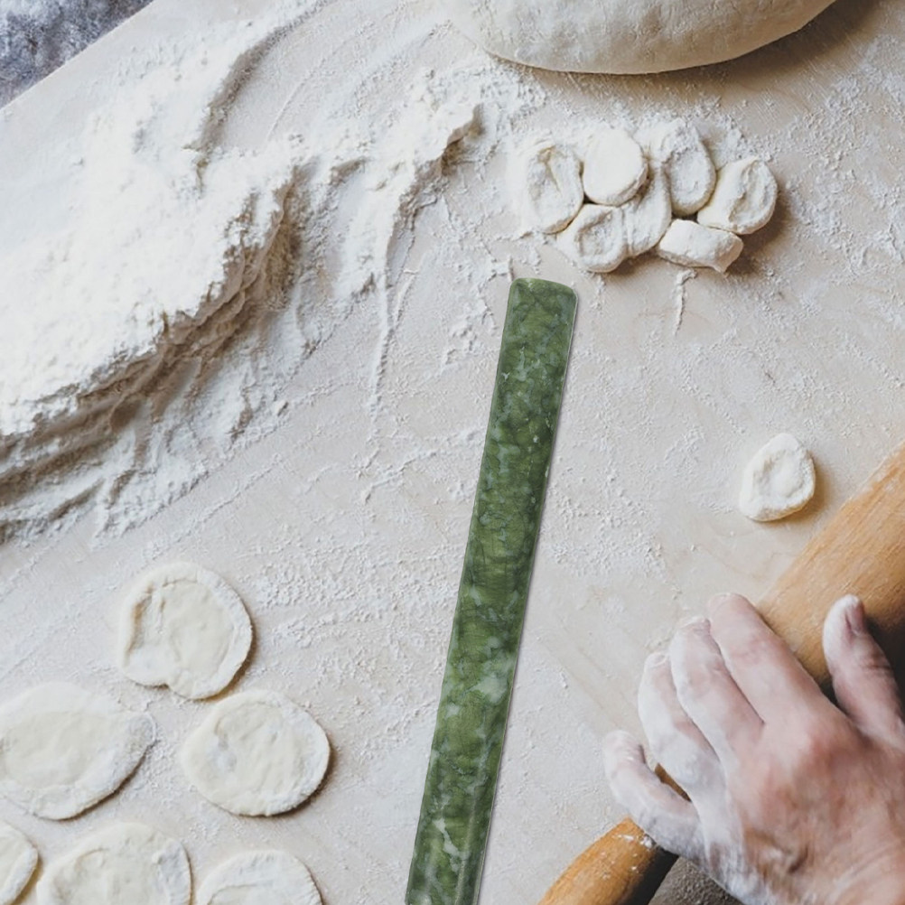 Rolling Pin Marble - 2個セット 天然石生地ローラー 翡翠大理石製麺棒 ノンスティック 21cm 製菓