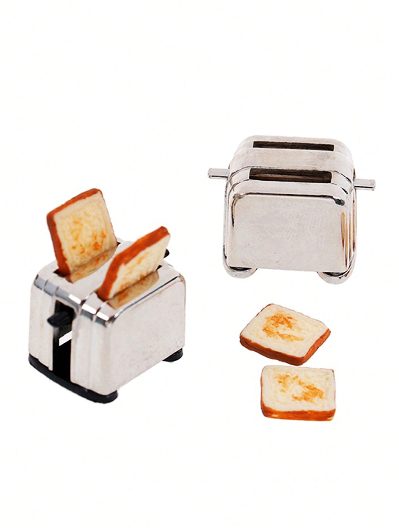 1:12 ドールハウスミニチュアトースター、家の装飾用ミニシ - Miniature Baking Kitchen のレビューと価格