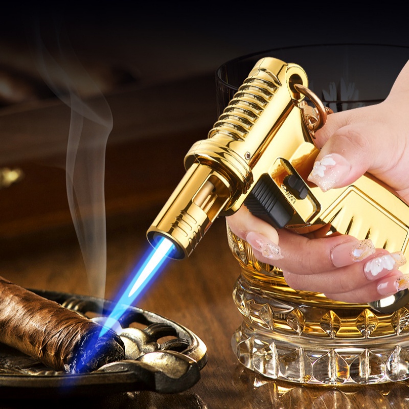 新しい金属大容量インフレータブルライター防風屋外タービントー - Kitchen Baking Torch のレビューと価格