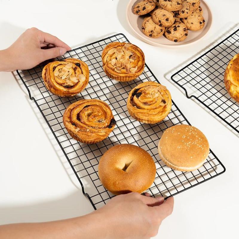 ステンレス製パンビスケットケーキ冷却ラック、水切りラック、冷 - Kitchen Baking Pan のレビューと価格