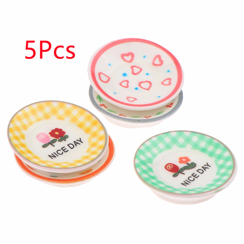 5 個 1/12 ドールハウスミニプレート皿モデルドールハウ - Miniature Baking Kitchen のレビューと価格