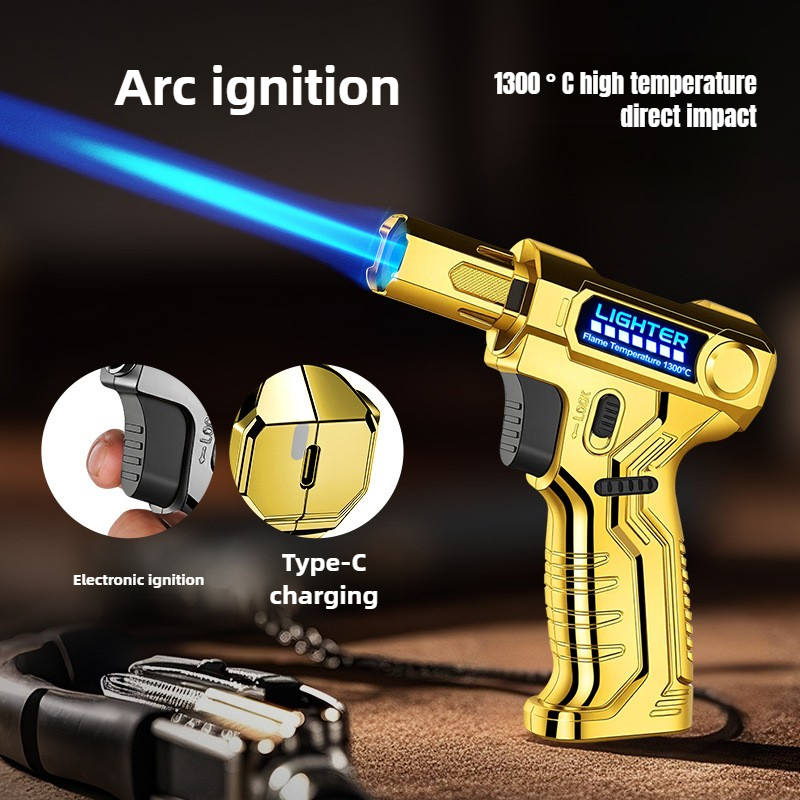 新しい高温耐性防風リフィル式溶接トーチライター、バーベキュー - Kitchen Baking Torch のレビューと価格