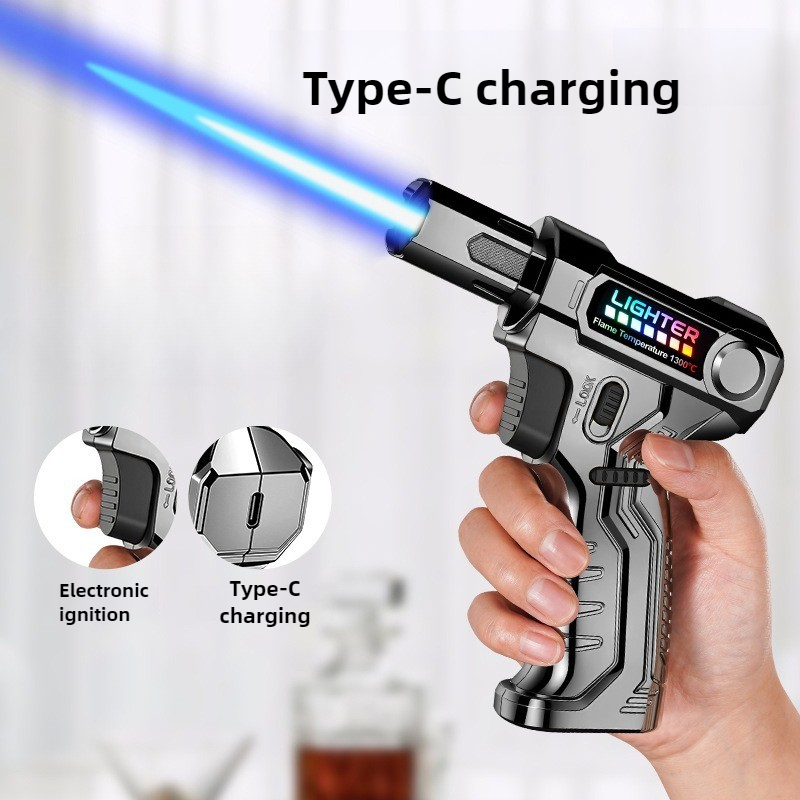 新しい高温耐性防風リフィル式溶接トーチライター、バーベキュー - Kitchen Baking Torch のレビューと価格