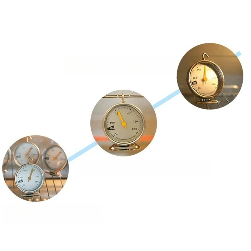 ステンレス製オーブン温度計 大型ダイヤル 50-280℃ ℃ - Oven Thermometer Analog のレビューと価格