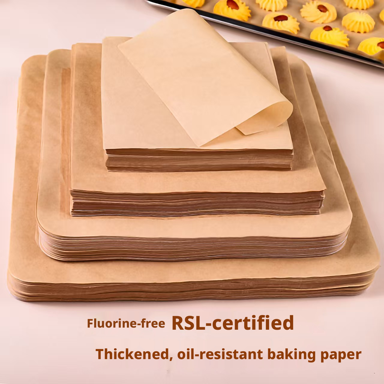 長方形シリコンオイルペーパー、耐油性バーベキュースチーマーペ - Kitchen Baking Paper のレビューと価格