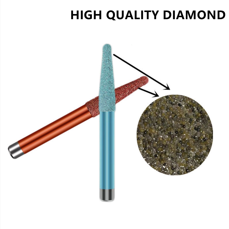 ろう付けダイヤモンド彫刻ルータービット石研削カッター彫刻機大 - Rolling Pin Marble のレビューと価格