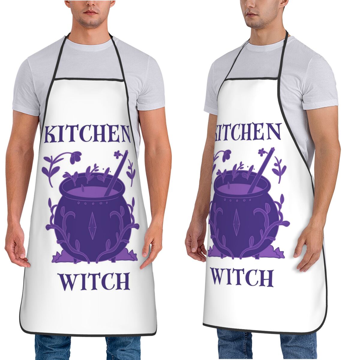 キッチンウィッチ パープルカウルドロンエプロン シェフ クッ - Kitchen Witch Baking のレビューと価格