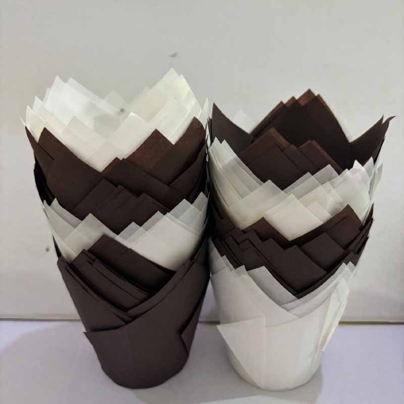 50個/100個/200個のチューリップケーキペーパーカップ - Kitchen Baking Paper のレビューと価格