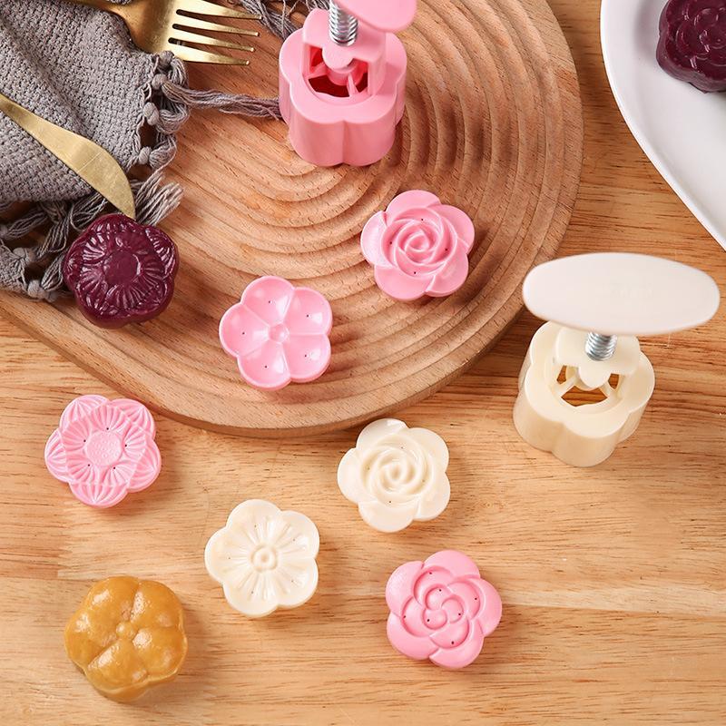 新しい1セットDIY月餅型プラスチック製手押し式ペストリー型 - Kitchen Baking Torch のレビューと価格