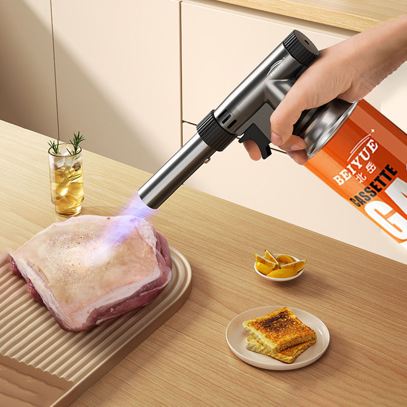 フルメタルキッチン ブタンガスバーナー 360 °   反転 - Kitchen Baking Torch のレビューと価格