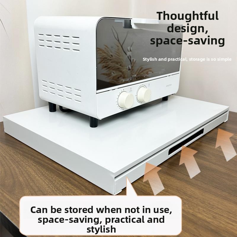 和風電子レンジ引き出し棚プルアウトキッチン収納ラック、炊飯器 - Kitchen Baking Drawer のレビューと価格