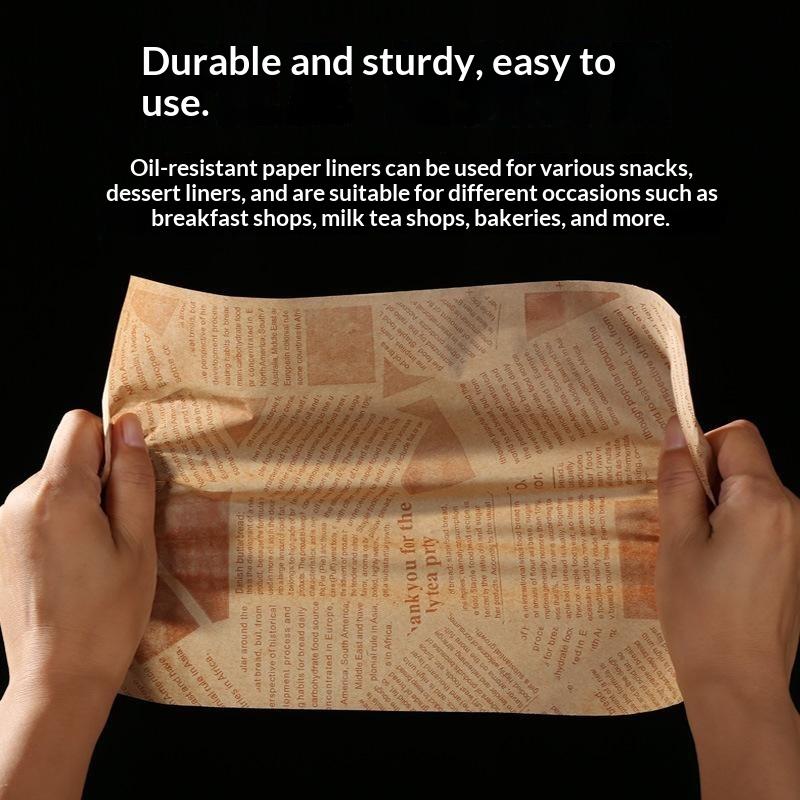 食品グレードベーキングパーチメントペーパー 50枚入り ノン - Kitchen Baking Paper のレビューと価格