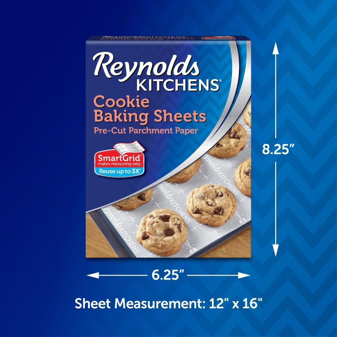 キッチン用クッキーベーキングシート、クッキー用プレカットベー - Kitchen Baking Paper のレビューと価格